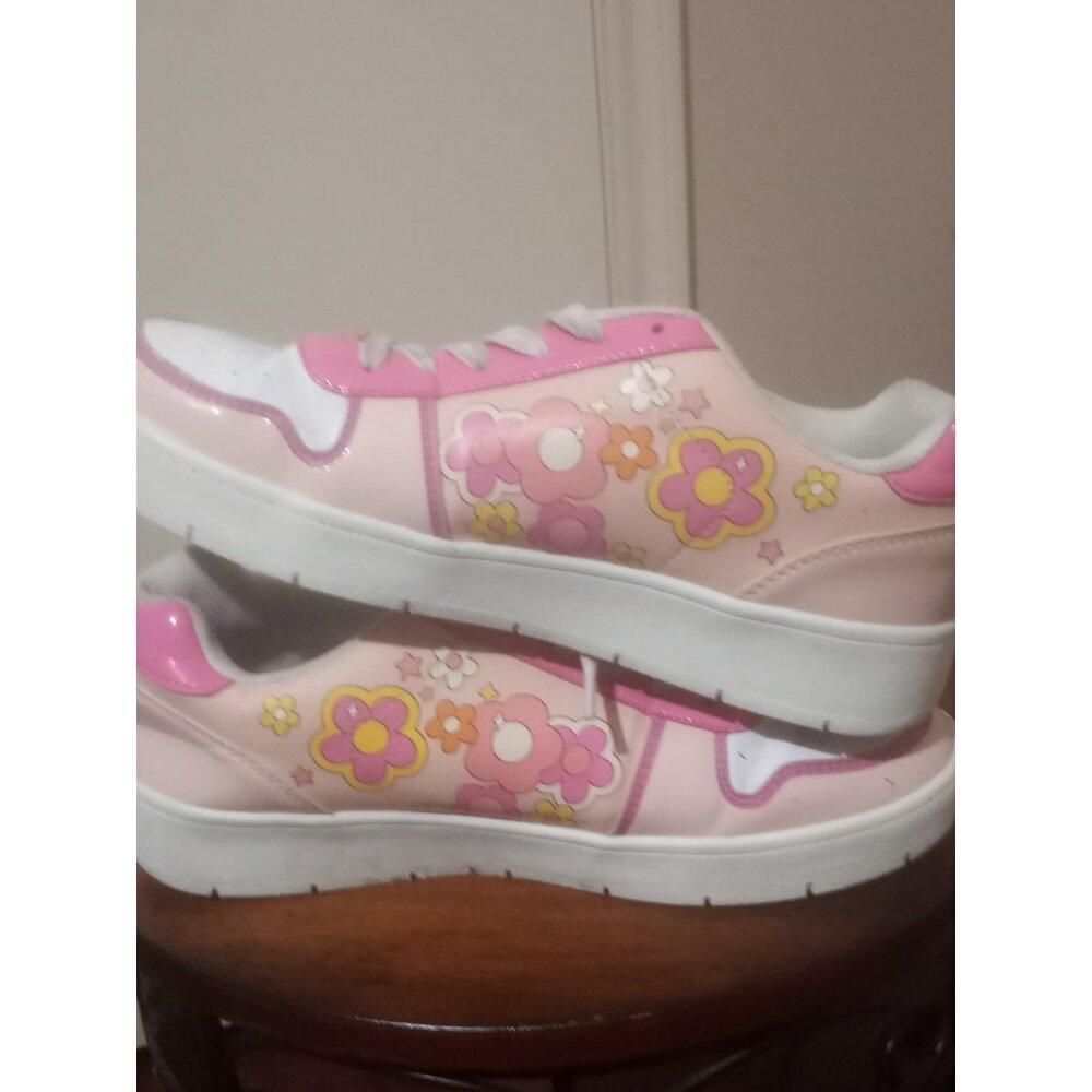 Women’s SIZE 10 BY MATEL PINK Barbie By Mattel Women's Casual Court Sneakers - Picture 12 of 13